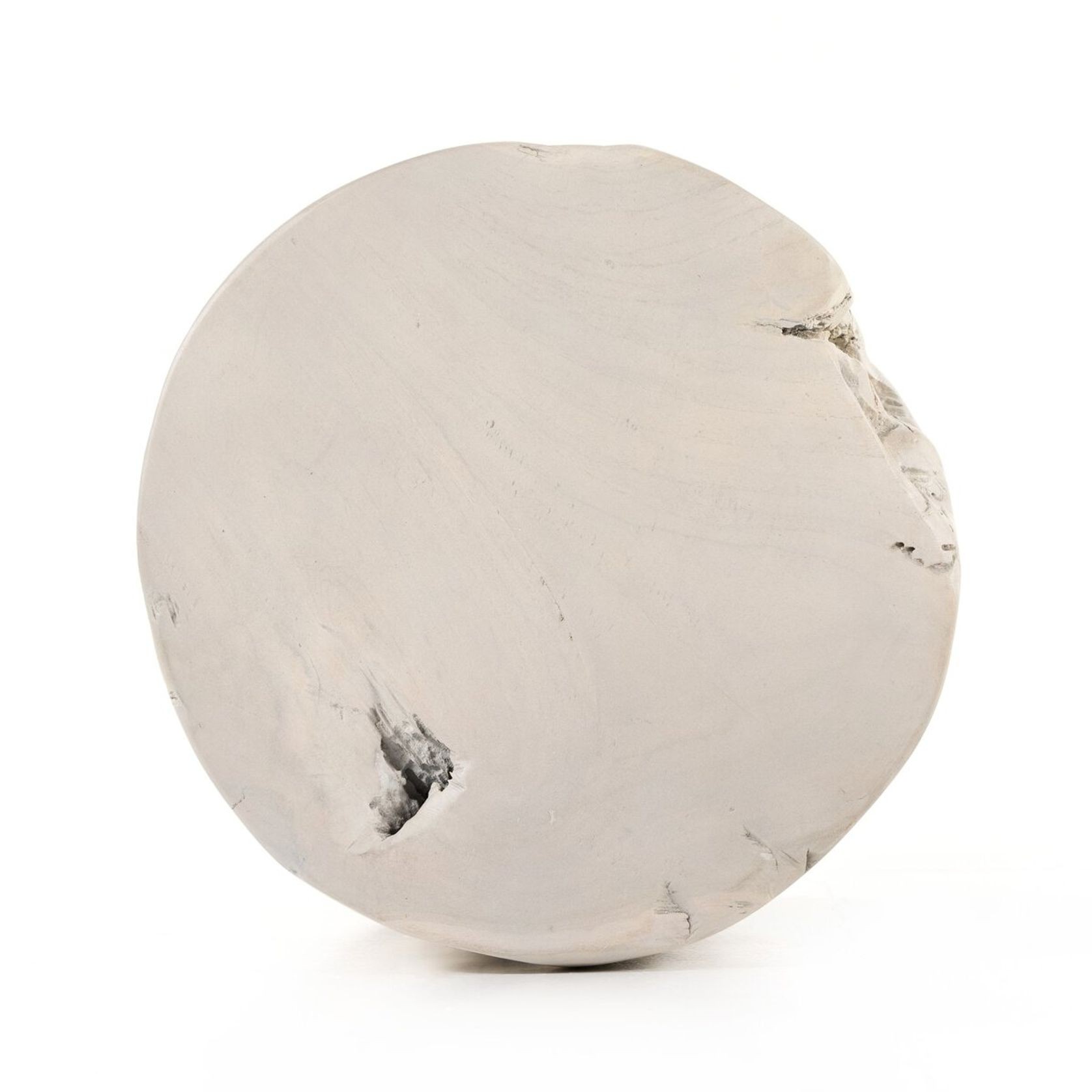 Ivory Teak Accent Table gallery detail image