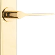 Como Lever - Chamfered Backplate gallery detail image