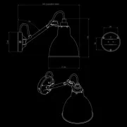 Lampe Gras N°104 Wall Light gallery detail image