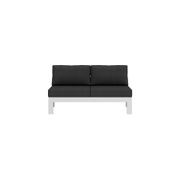 Sandpiper 2.0 Outdoor Armless Loveseat gallery detail image