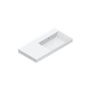 Zero 100 Right Basin No Taphole Gloss White gallery detail image