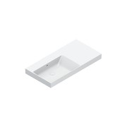 Zero 100 Left Basin No Taphole Gloss White gallery detail image