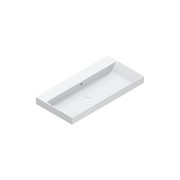 Zero 100 Basin No Taphole Gloss White gallery detail image