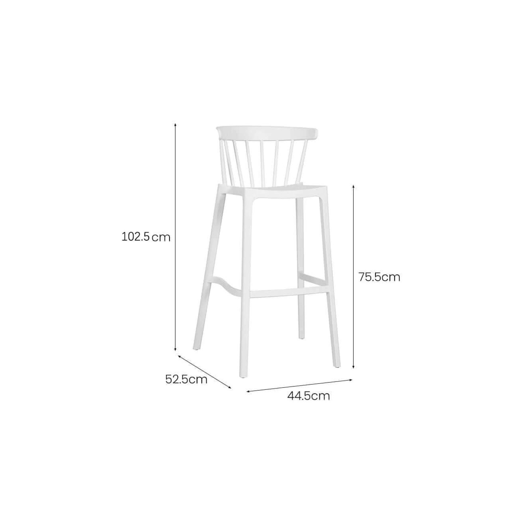 Aria Outdoor Patio Bar Chair gallery detail image