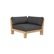 Newport Teak Outdoor Corner Chair gallery detail image