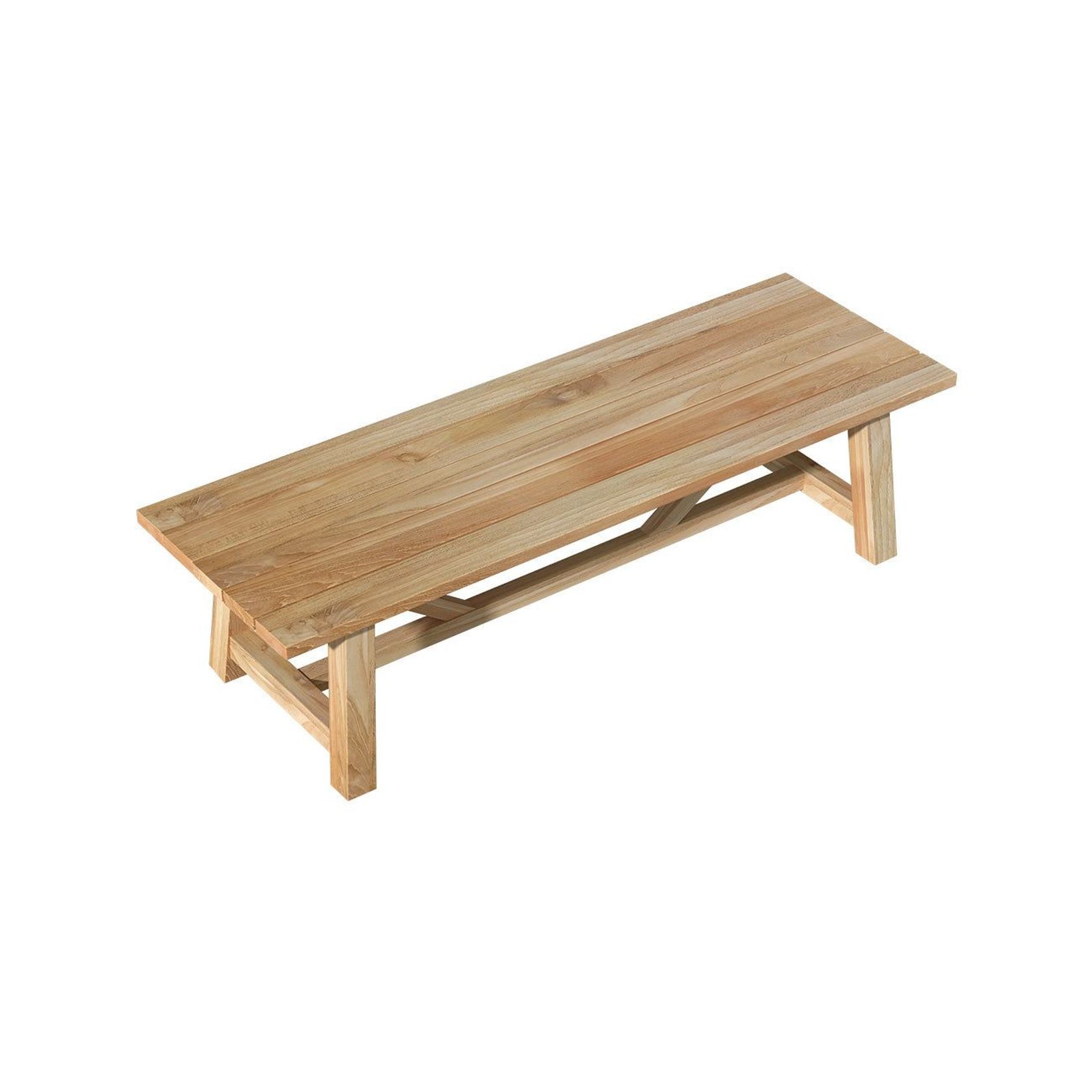 Titan Outdoor Teak Dining Table 300cm gallery detail image