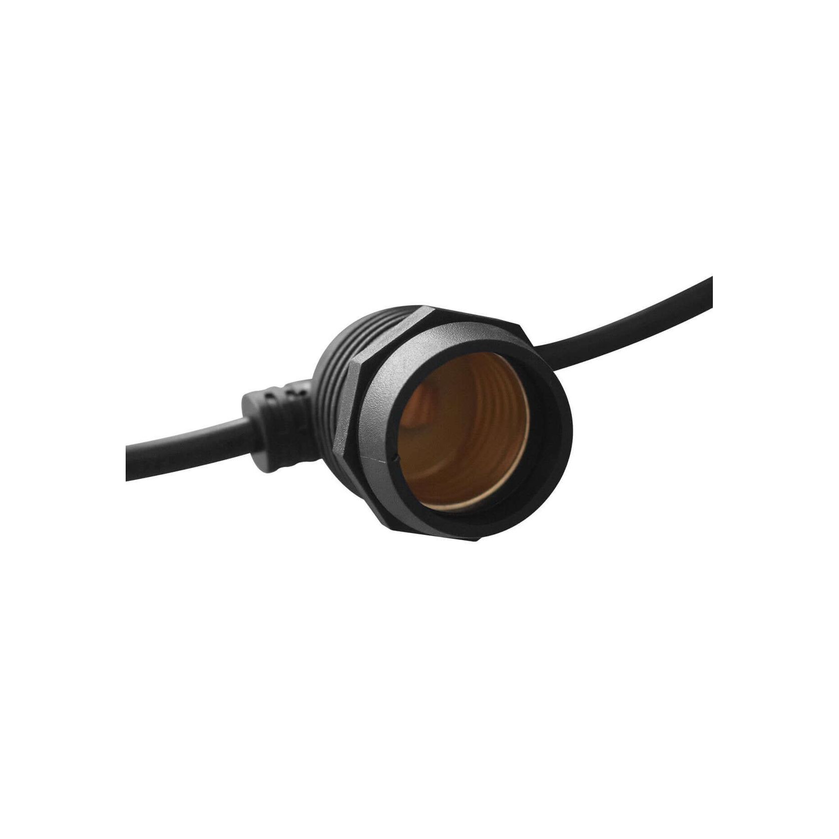 Outdoor Led Festoon String Lights - 10m Warm White - S14 Bulbs gallery detail image