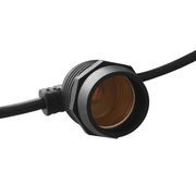 Outdoor Led Festoon String Lights - 10m Warm White - S14 Bulbs gallery detail image