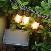 Outdoor Led Festoon String Lights - 10m Warm White Solar Powered gallery detail image