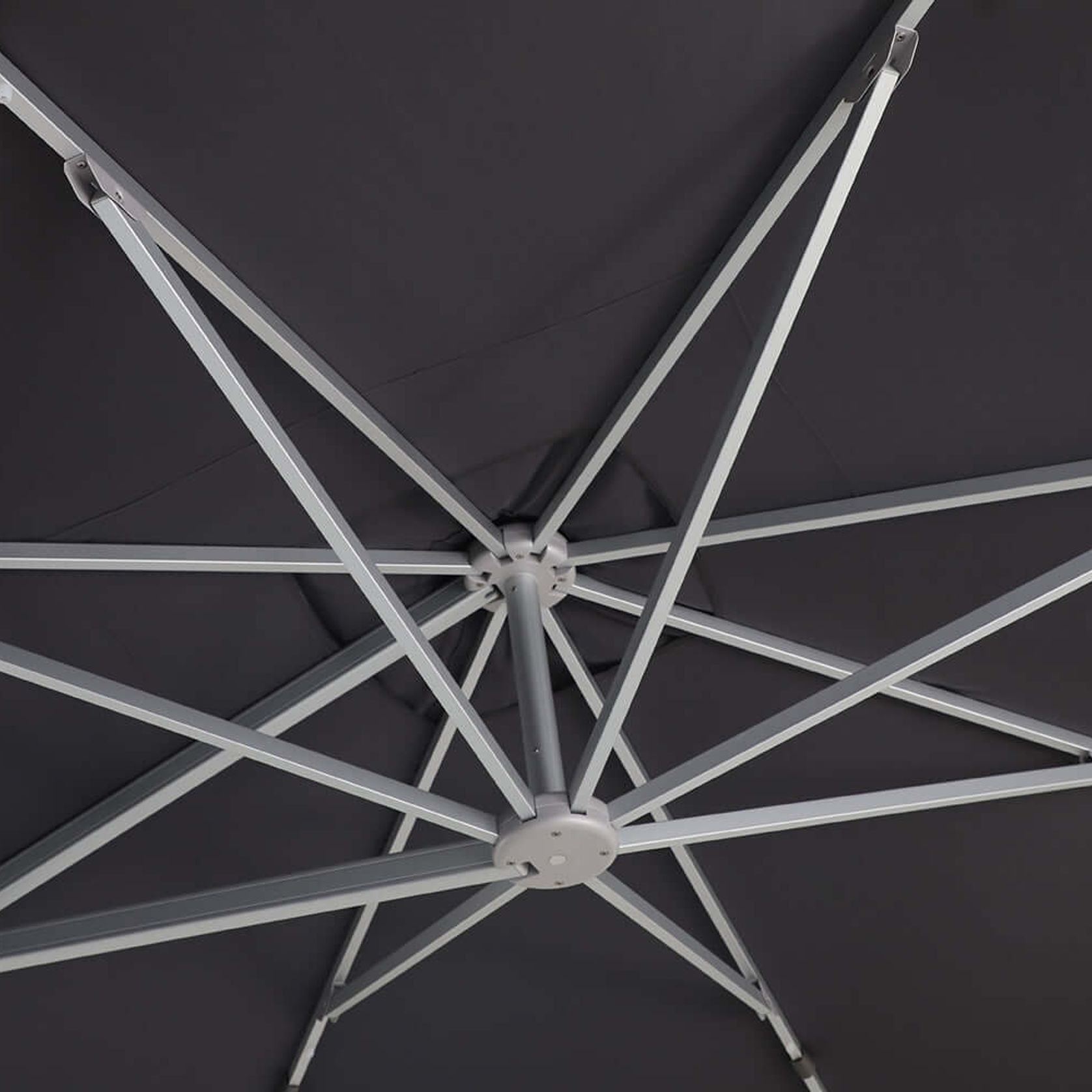 Alabaster 4m Square Cantilever Umbrella gallery detail image