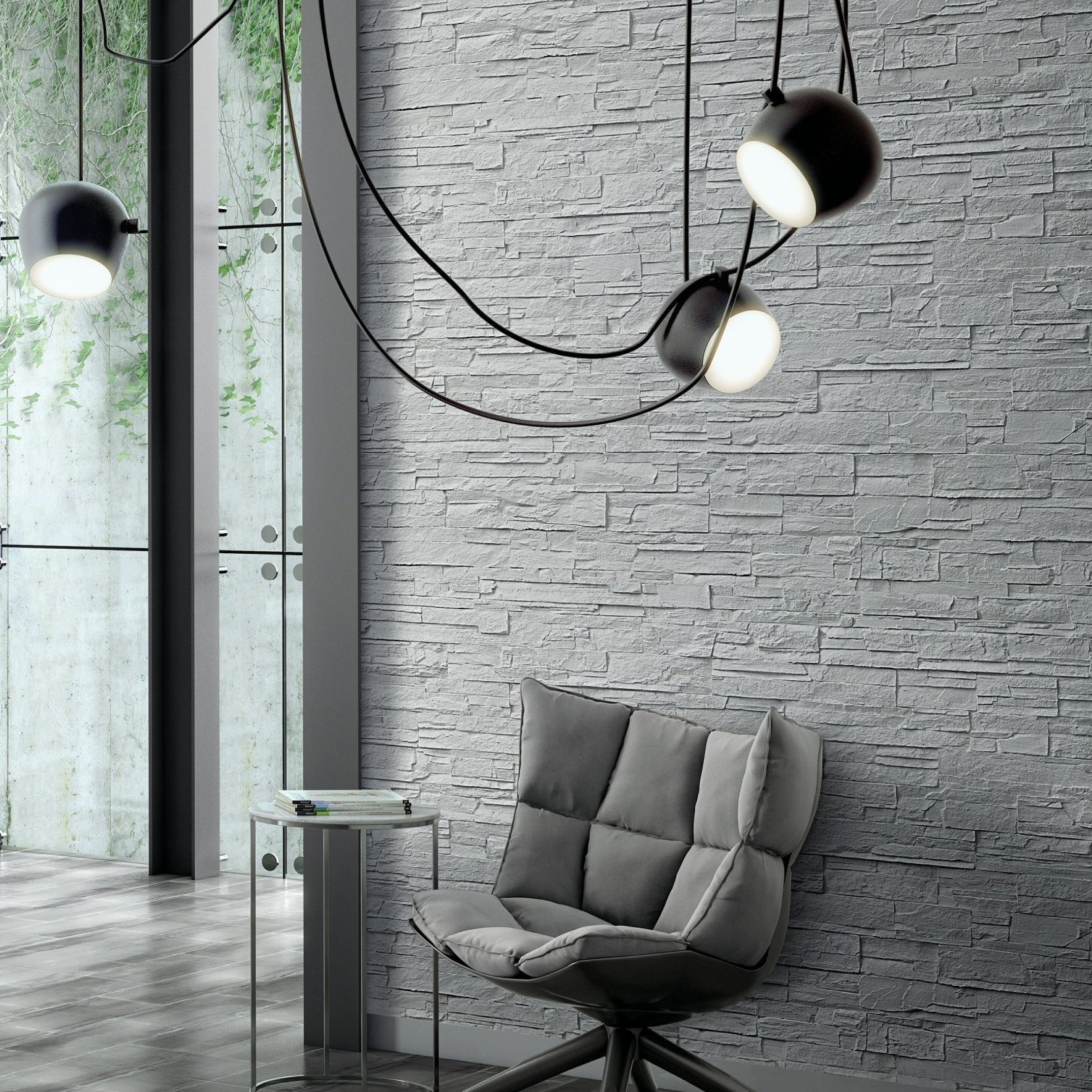 Strata Stone Wall Panels by Muros | White Stone Veneer gallery detail image