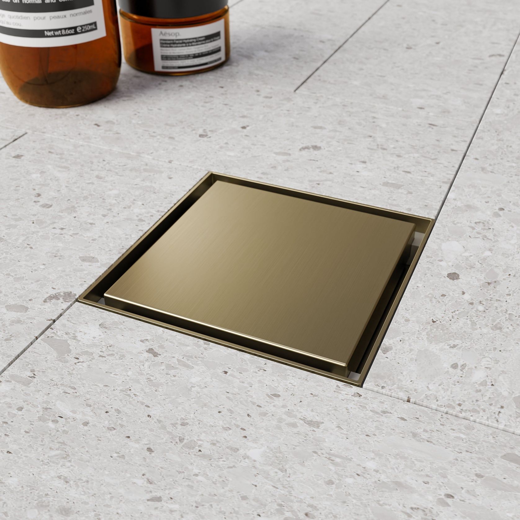 Versa Square Tiled Shower Waste & Full Undermount Kit gallery detail image