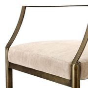 Brushed Brass Dining Armchair gallery detail image