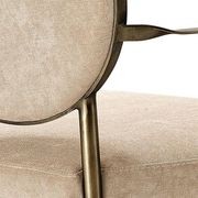 Brushed Brass Dining Armchair gallery detail image