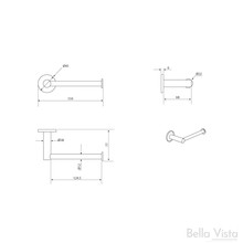 Mica Toilet Paper Holder gallery detail image