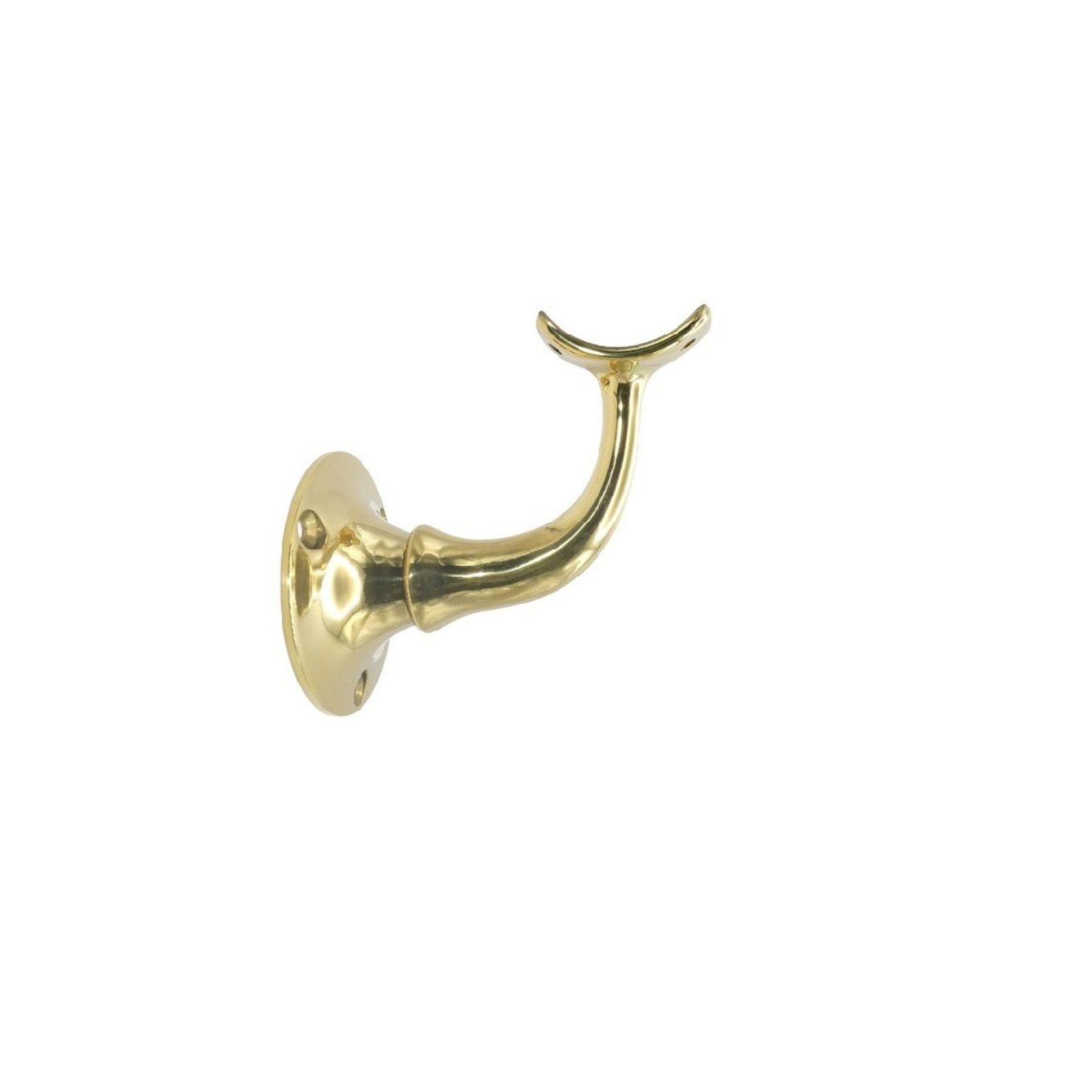 113 Brass Handrail Bracket - Large gallery detail image