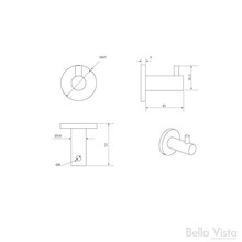 LVB Mica Robe Hook gallery detail image