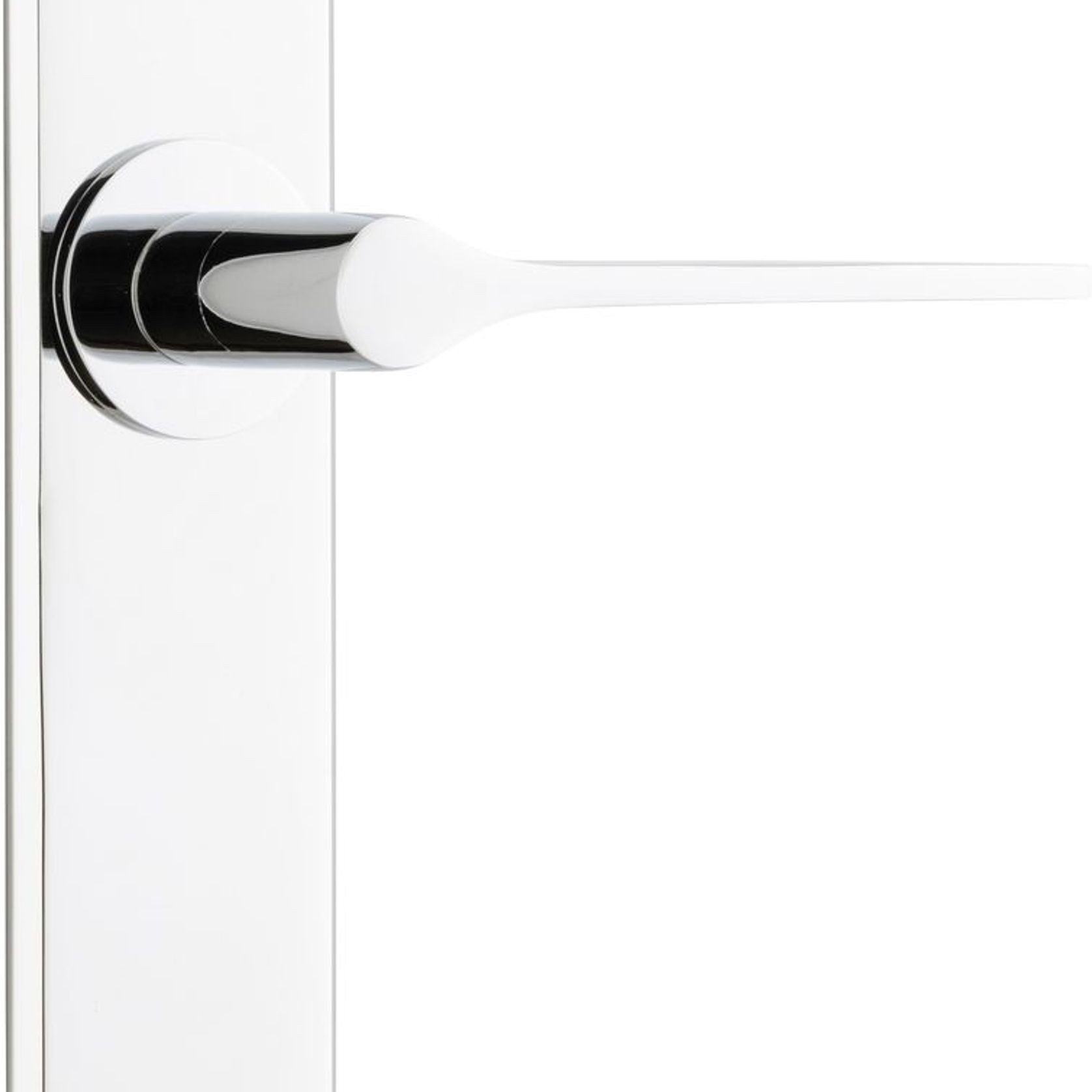Como Lever - Chamfered Backplate gallery detail image