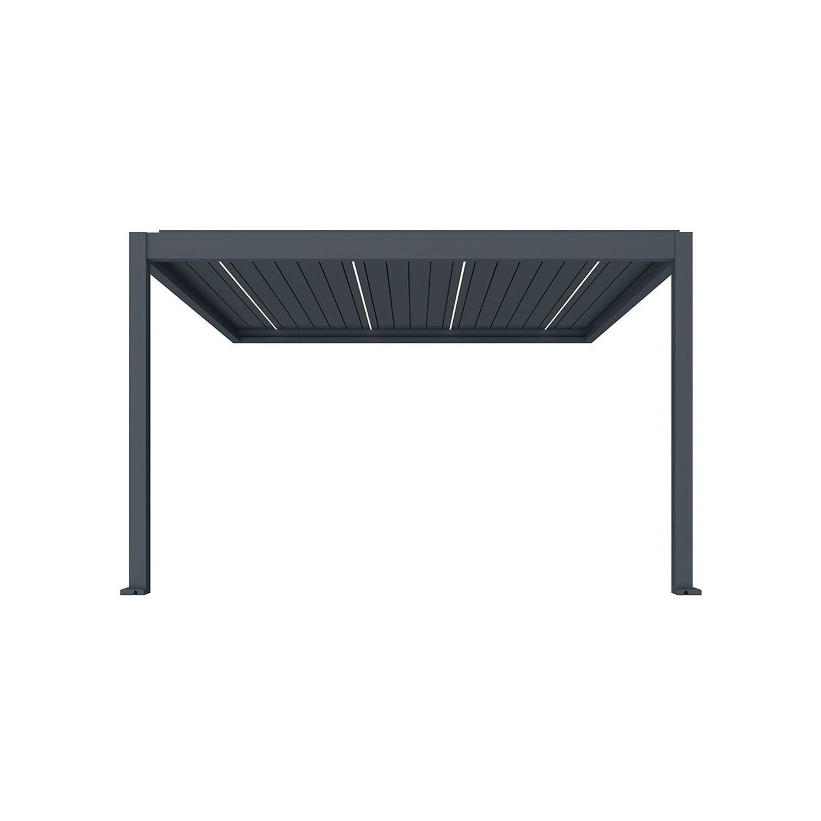 Caribbean Motorised Wall Mounted Louvre Roof Aluminium Pergola gallery detail image