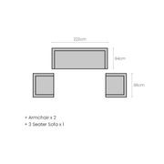 Sandpiper 2.0 Outdoor Sectional Corner Sofa gallery detail image