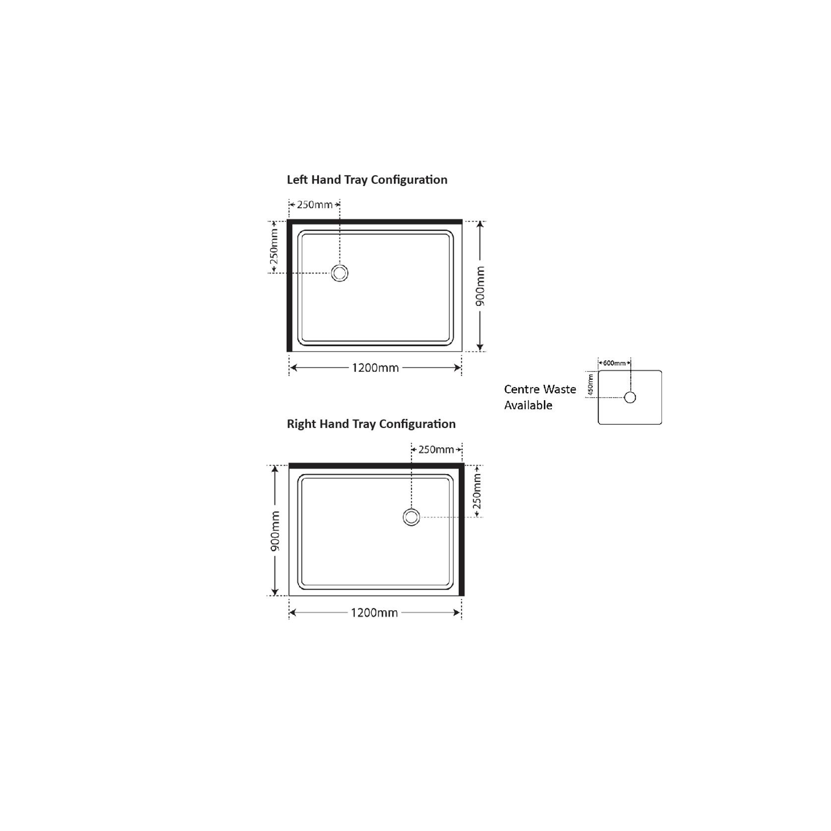 Premier Frameless 2 Sided Sliding Door Shower 1200×900 gallery detail image