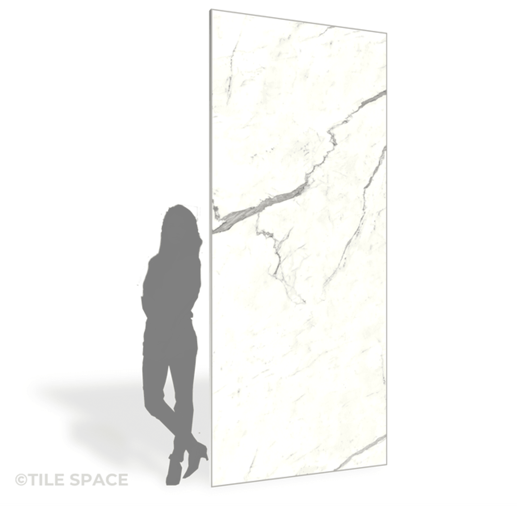 Statuario Supremo Satin Marble Tile gallery detail image