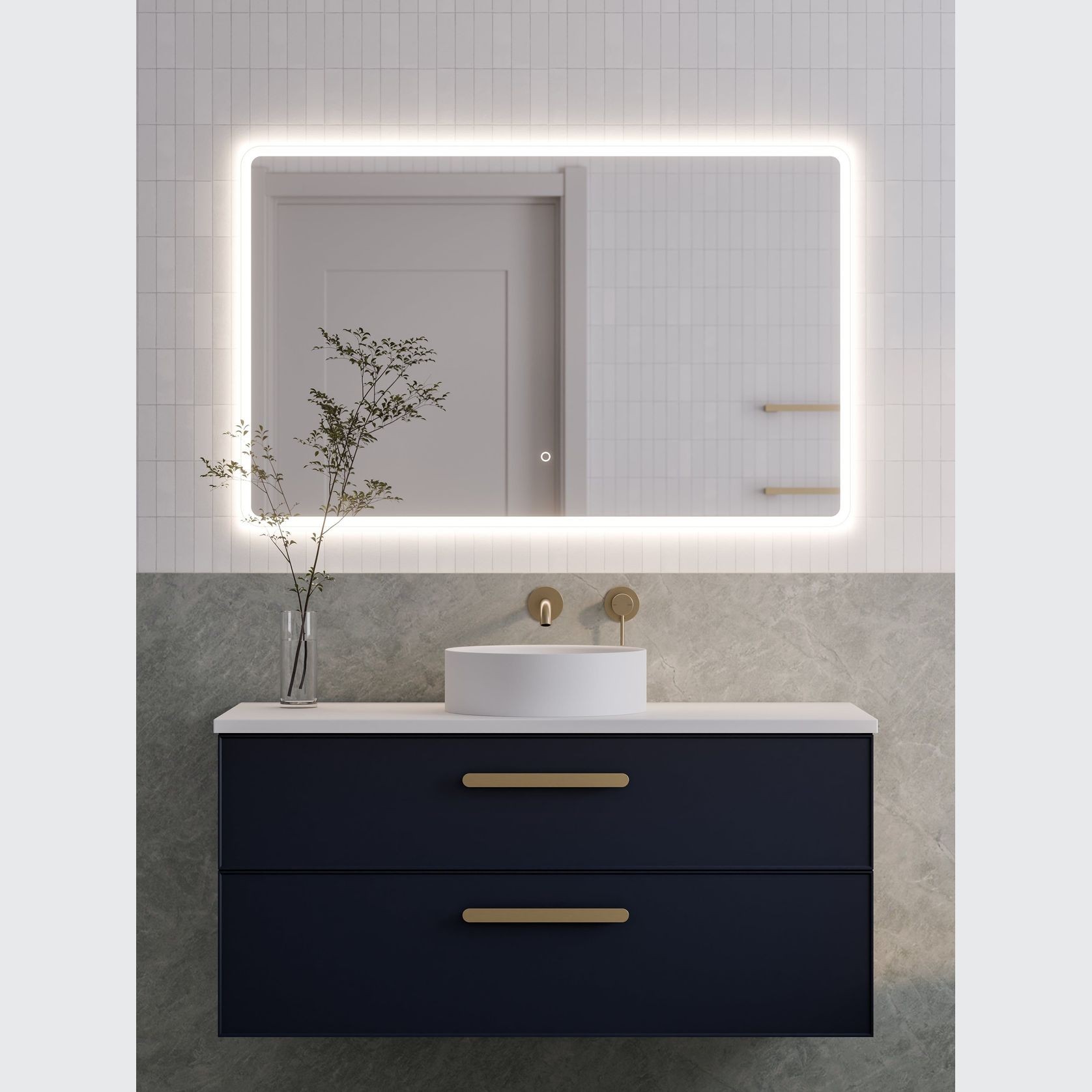 Lineare 1200 Axel Double Drawer Vanity gallery detail image