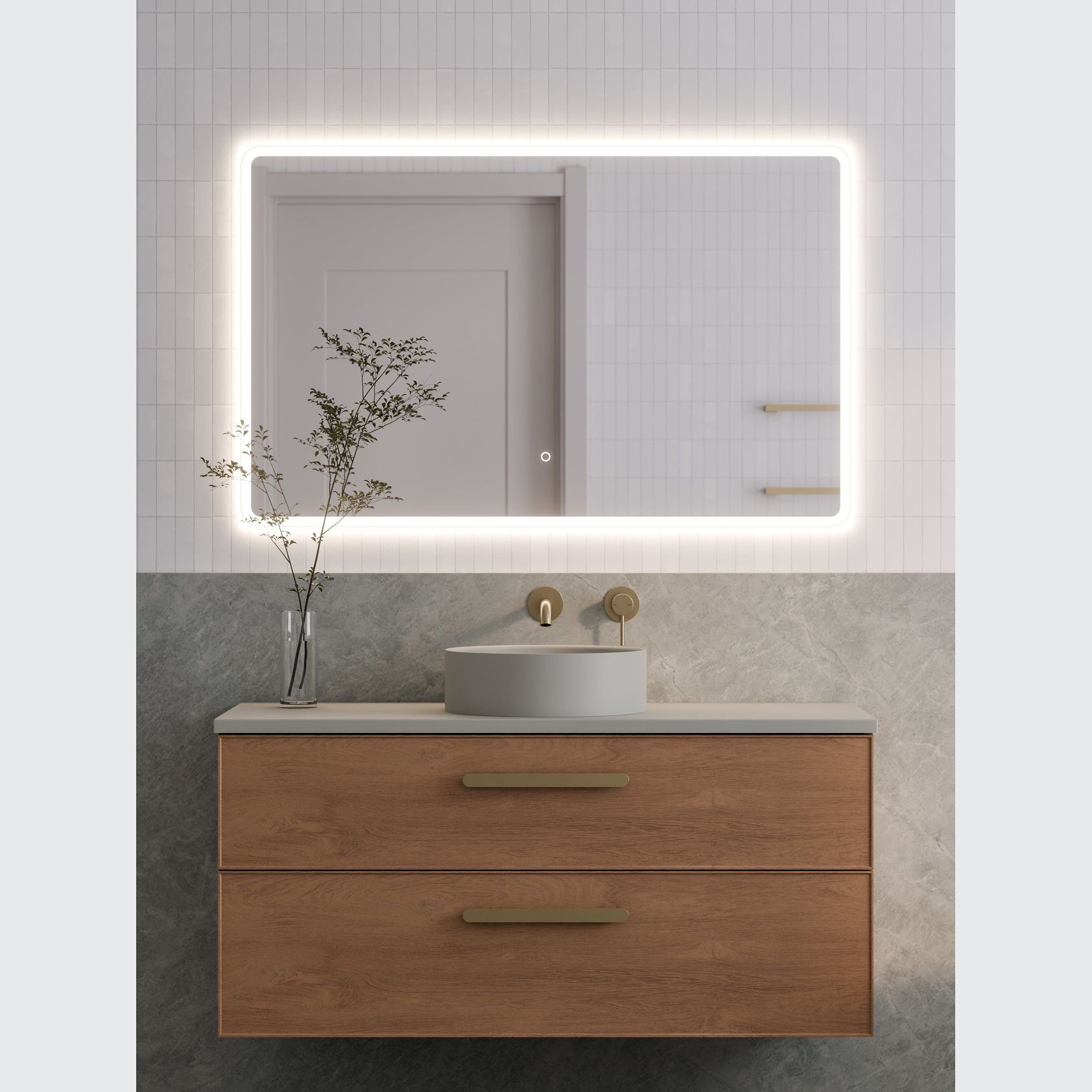 Lineare 1200 Axel Double Drawer Vanity gallery detail image