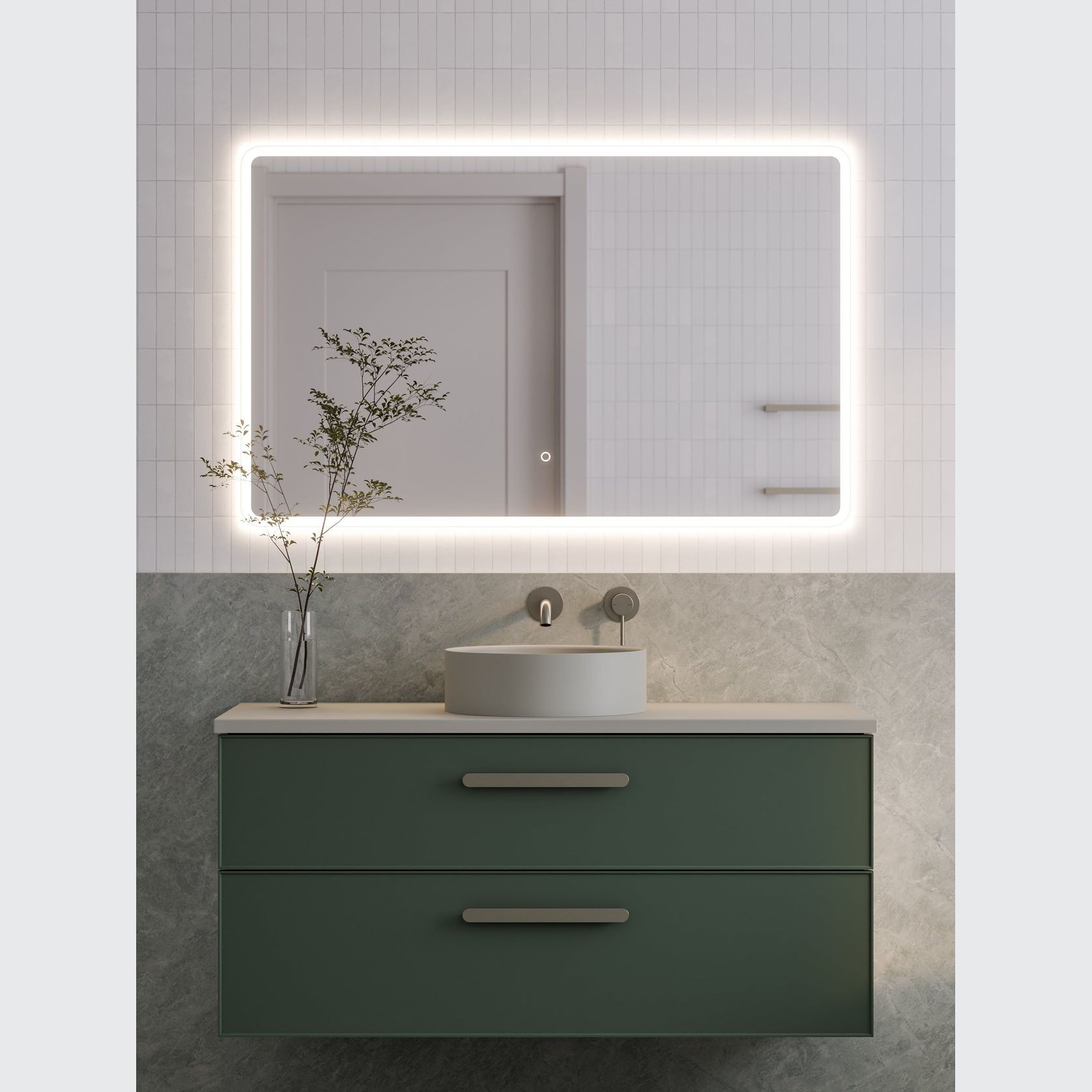 Lineare 1200 Axel Double Drawer Vanity gallery detail image