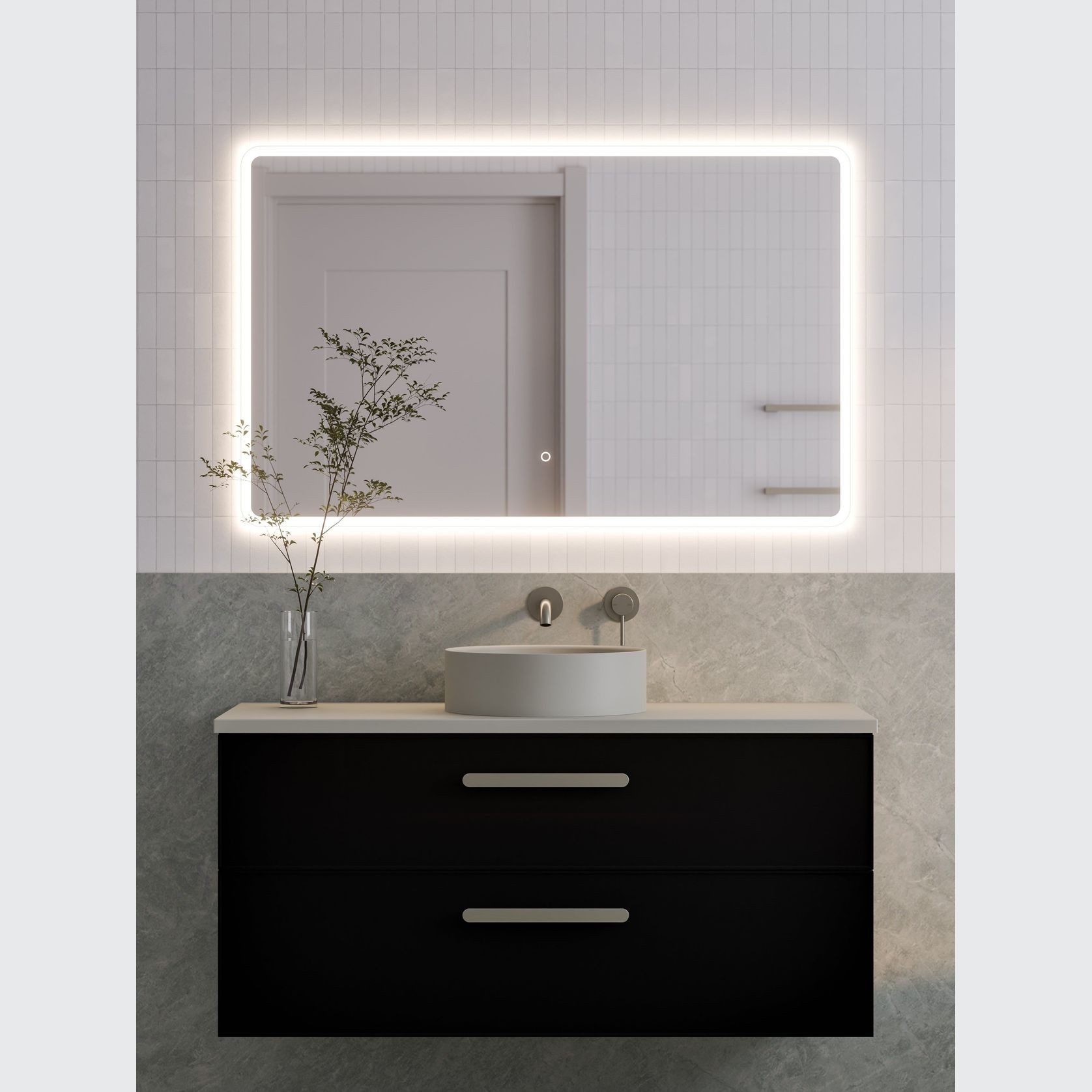 Lineare 1200 Axel Double Drawer Vanity gallery detail image