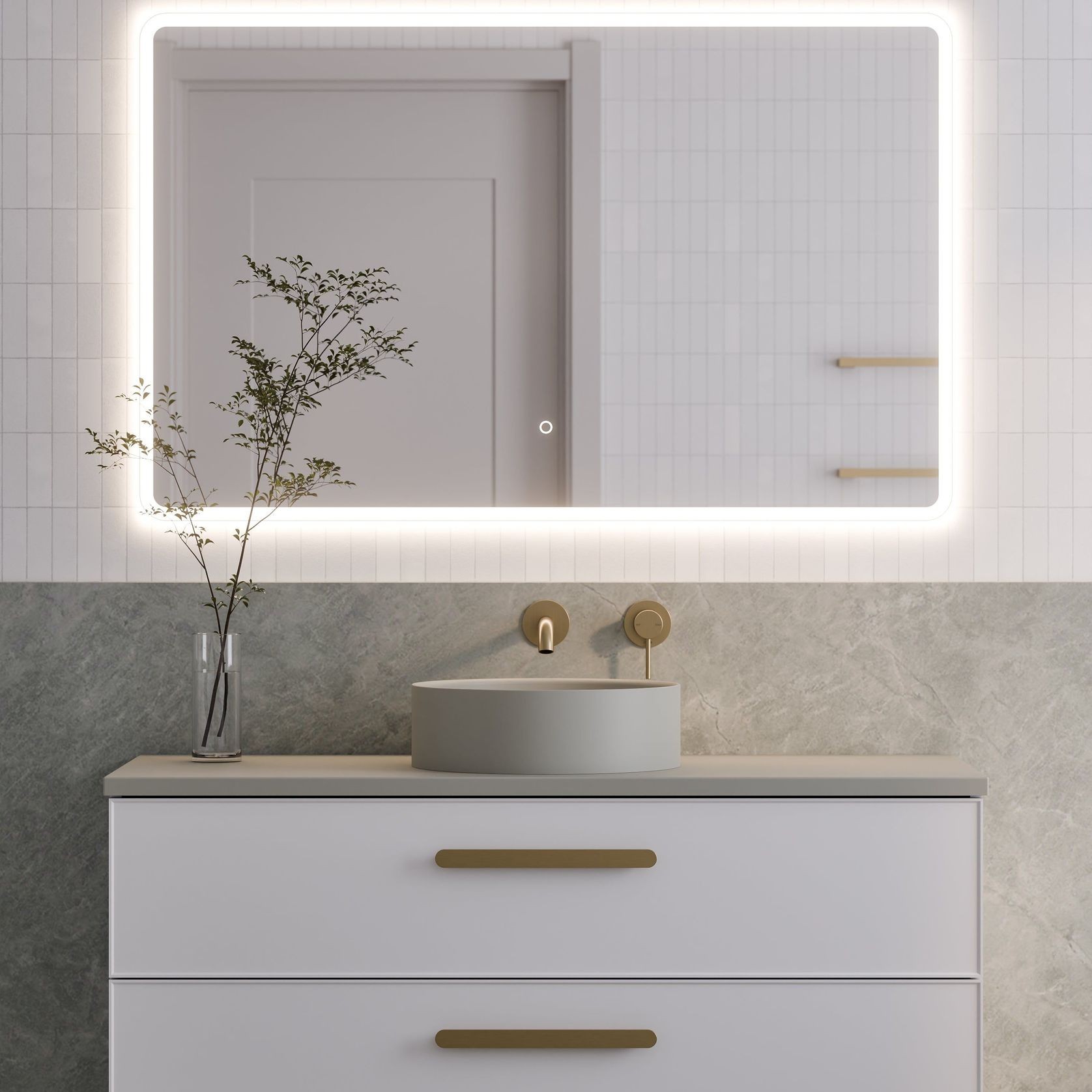 Lineare 1200 Axel Double Drawer Vanity gallery detail image