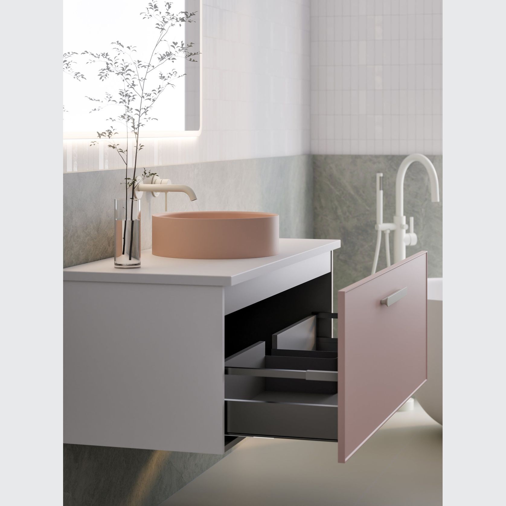 Lineare 1200 Axel Single Drawer Vanity gallery detail image