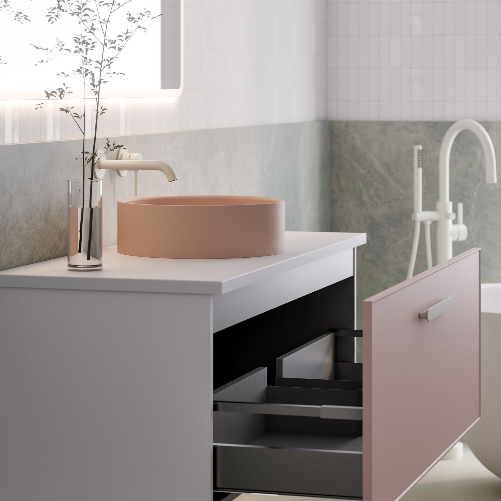 Lineare 1200 Axel Single Drawer Vanity gallery detail image