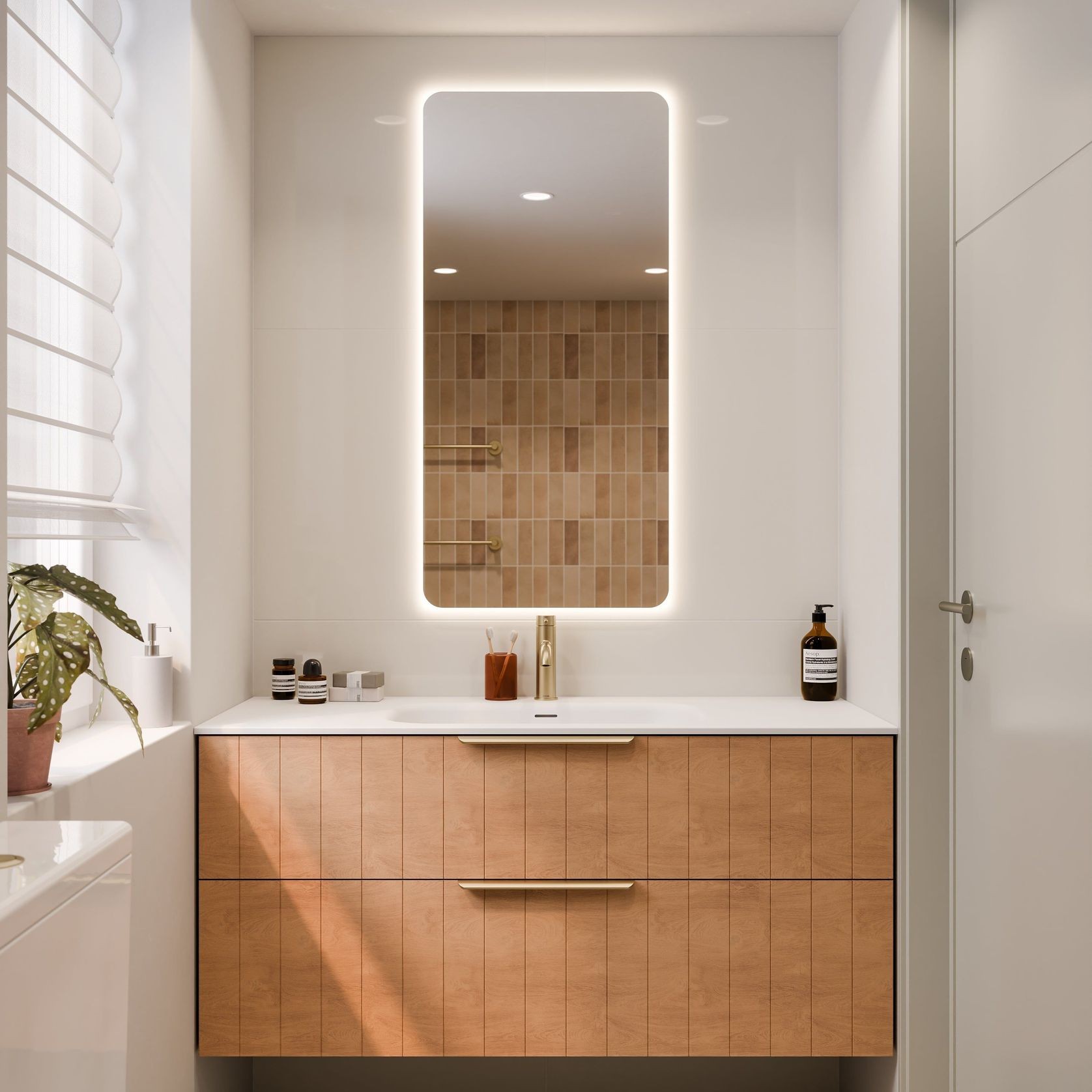 Lineare 1200 Coastal Double Drawer Vanity gallery detail image