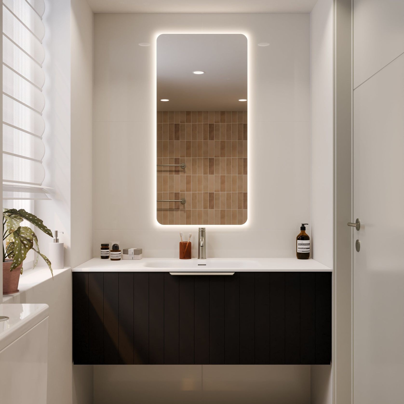 Lineare 1200 Coastal Single Drawer Vanity gallery detail image