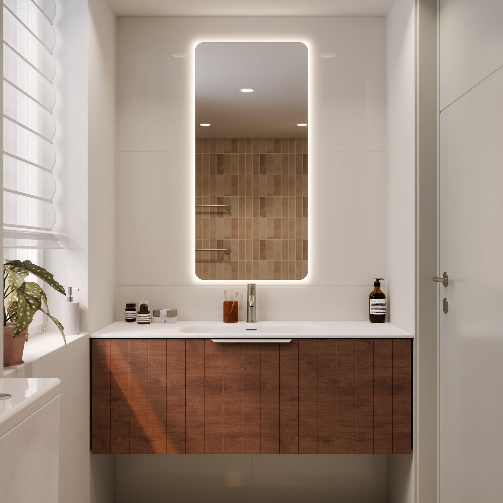 Lineare 1200 Coastal Single Drawer Vanity gallery detail image