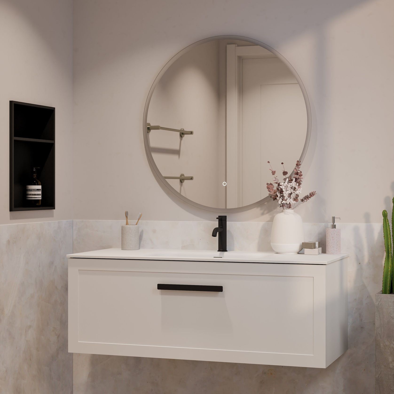 Lineare 1200 Loft Single Drawer Vanity gallery detail image
