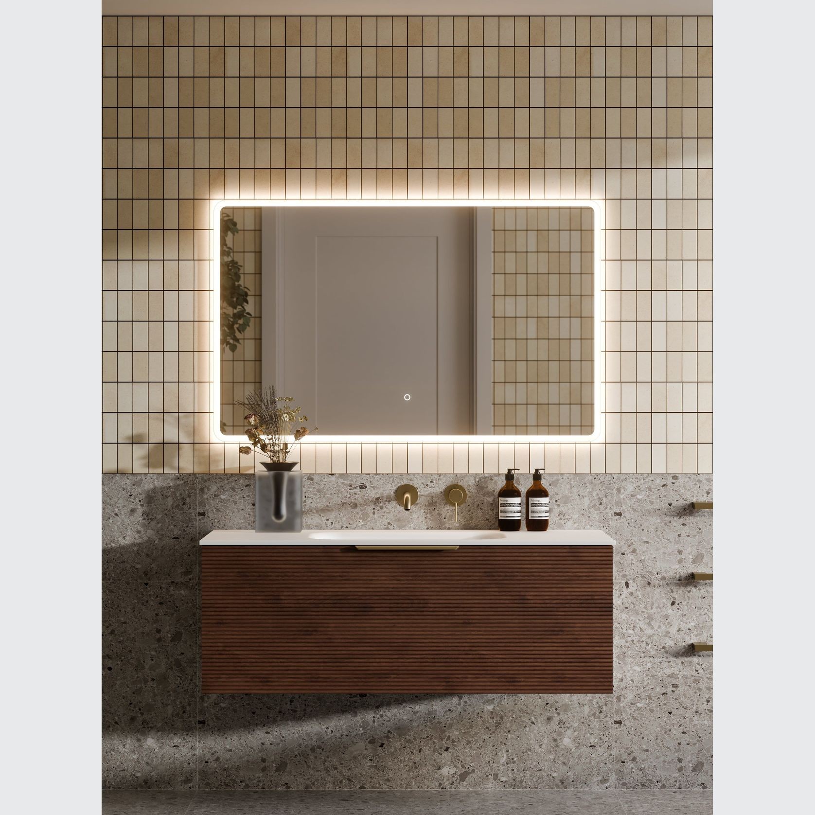 Lineare 1200 Orchard Single Drawer Vanity gallery detail image