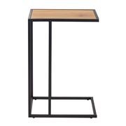 BRADFORD Laptop Table - Natural & Black gallery detail image