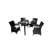 Roman 4 Seater Square Outdoor Dining Table & Chairs Set gallery detail image