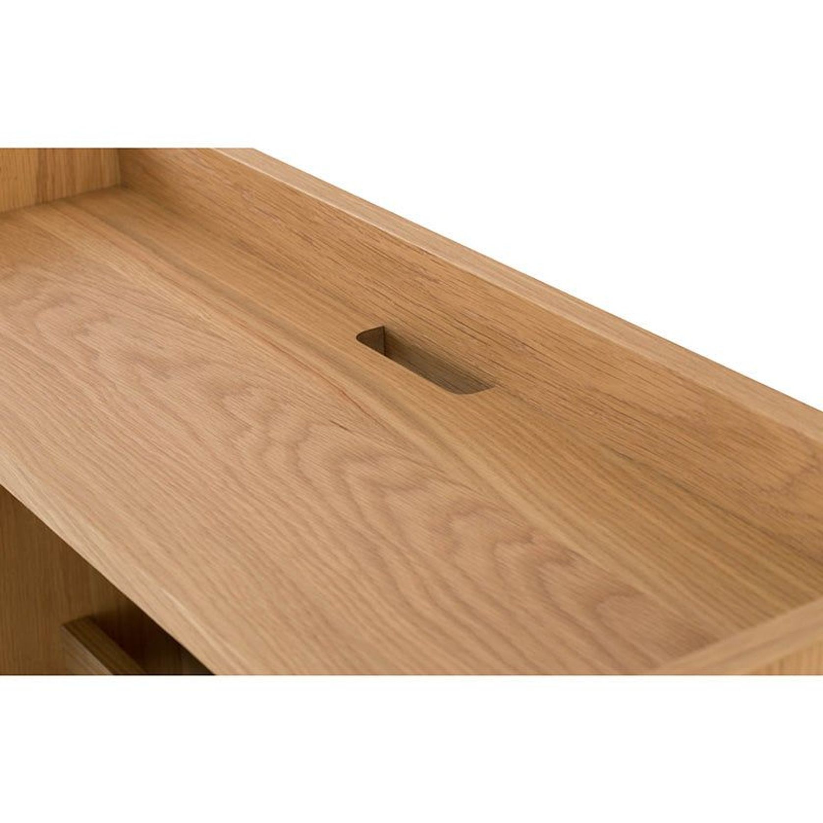 BARTON Study Desk 71cm - Blue & Natural gallery detail image