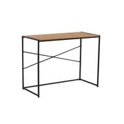 BRADFORD Study Desk 100cm - Natural & Black gallery detail image