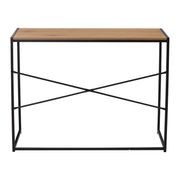 BRADFORD Study Desk 100cm - Natural & Black gallery detail image