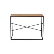 BRADFORD Study Desk 100cm - Natural & Black gallery detail image