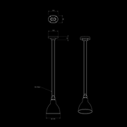Lampe Gras N°322 Ceiling Light gallery detail image