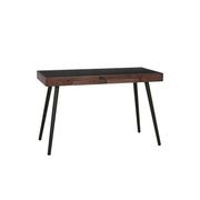 RETH Study Desk 120cm - Walnut & Black gallery detail image