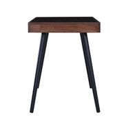 RETH Study Desk 120cm - Walnut & Black gallery detail image