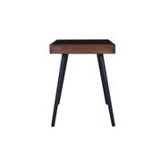 RETH Study Desk 120cm - Walnut & Black gallery detail image