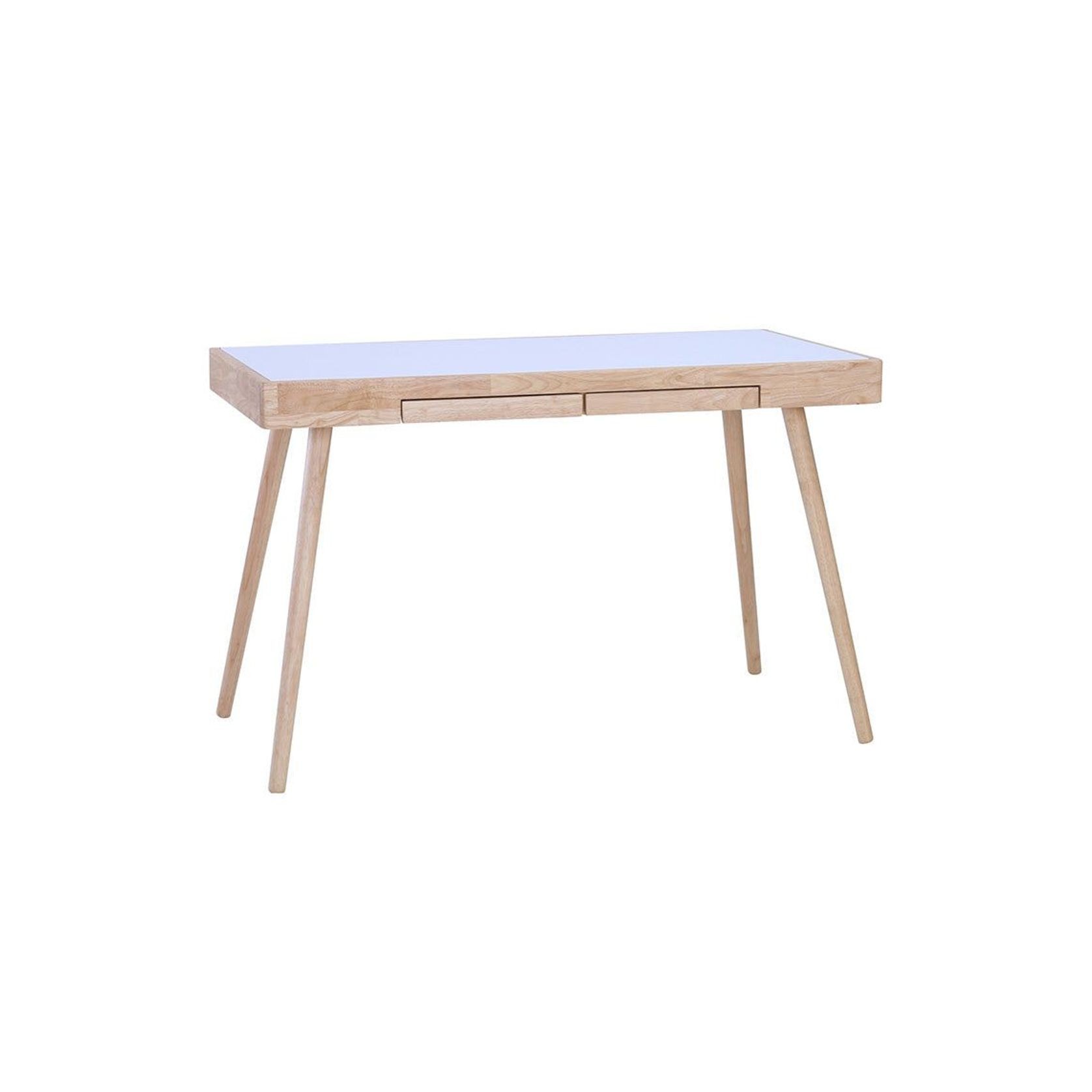 RETH Study Desk 120cm - Natural & White gallery detail image