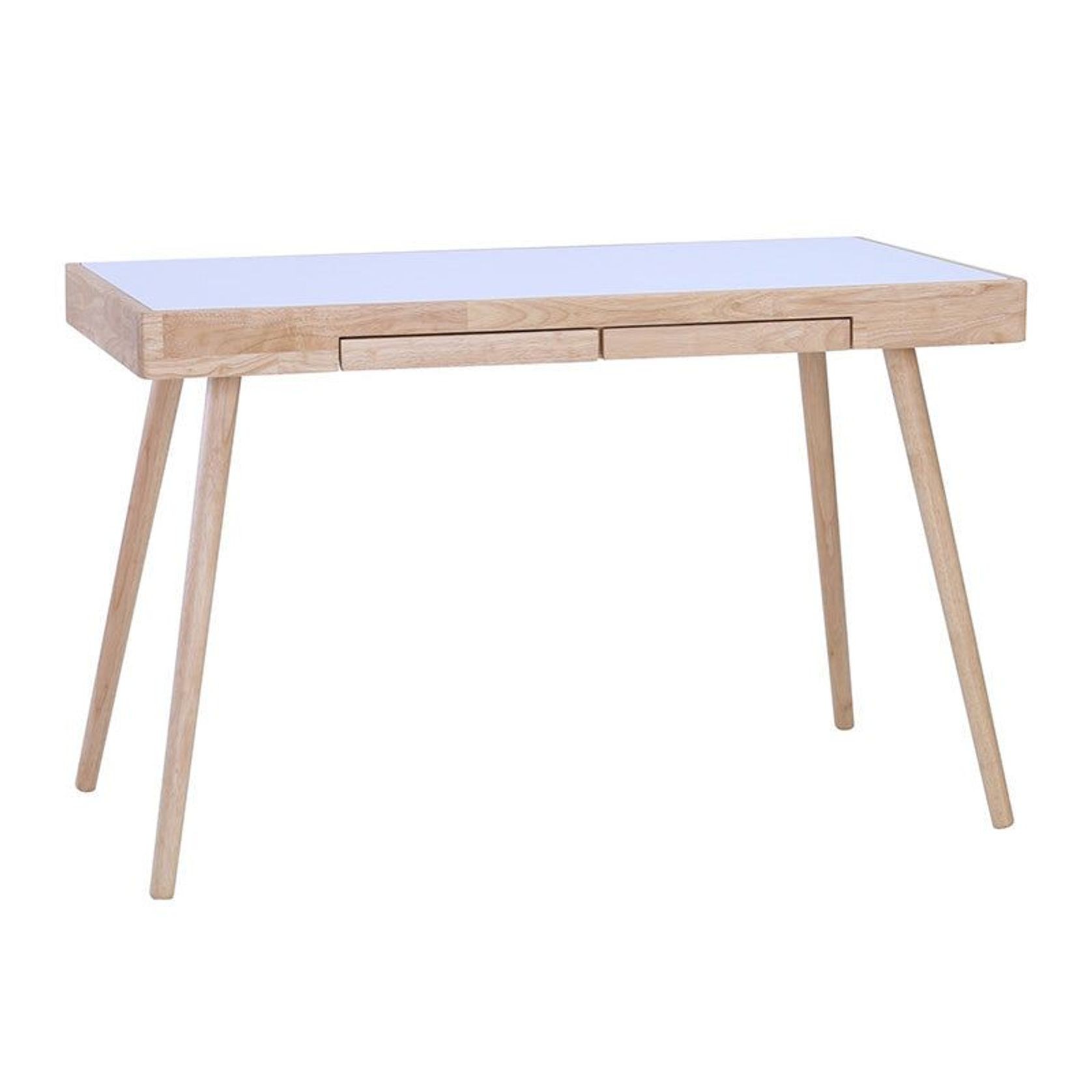RETH Study Desk 120cm - Natural & White gallery detail image